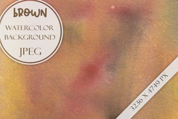 Download Brown Watercolor Background - Watercolor Collection