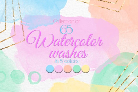 Download Colorful Watercolor Stains - Watercolor Collection