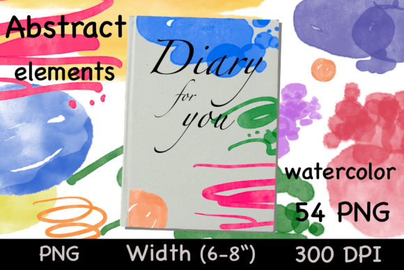 Download Watercolor Abstract Elements - Watercolor Collection
