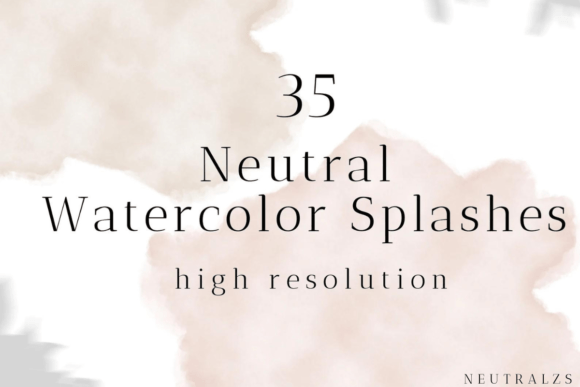 Download Neutral Watercolor Washes Clipart - Watercolor Collection