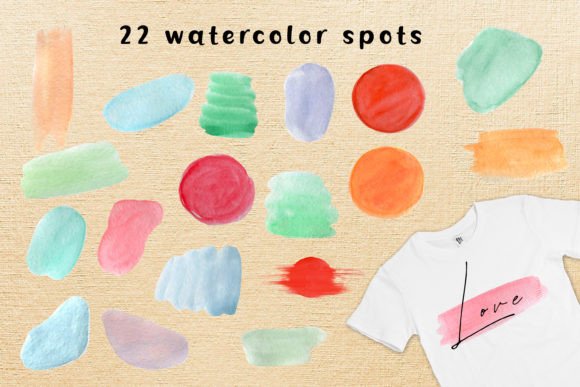 Download Watercolor Stains. Clipart Splash - Watercolor Collection