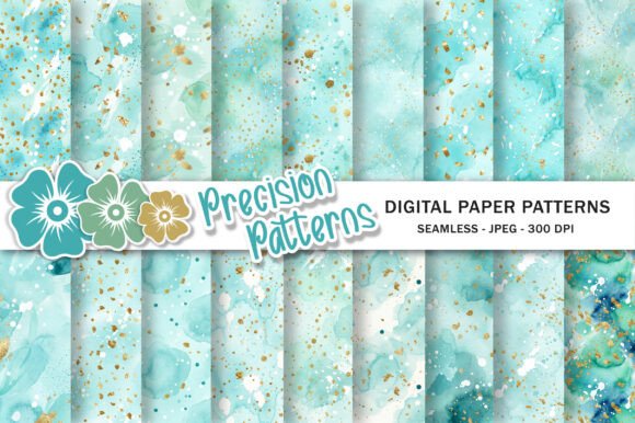 Download Aqua Turquoise Watercolor Background - Watercolor Collection