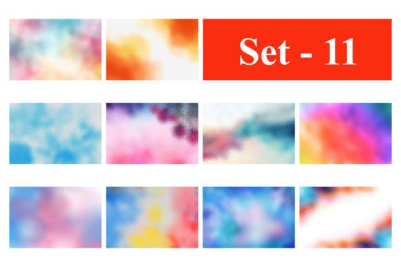 Download Colorful Texture with Watercolor Stains - Watercolor Collection