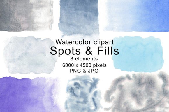 Download Clipart Watercolor Spot Fill Clipart PNG - Watercolor Collection
