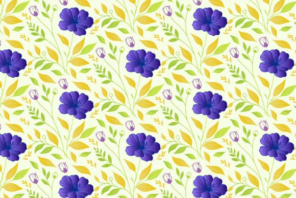 Download Abstract Floral Design Repeat Print - Premium Resources