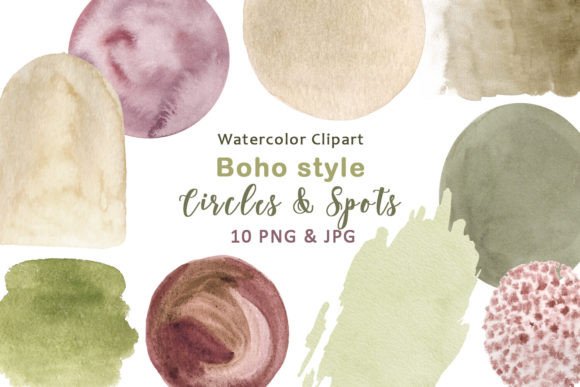 Download Spot Fill Circle Watercolor Clipart PNG - Watercolor Collection