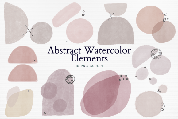 Download Abstract Watercolor Geometric PNG - Watercolor Collection