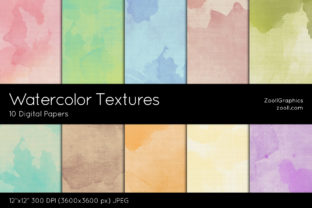 Download Watercolor Textures Digital Papers - Watercolor Collection