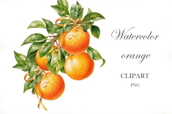 Download Orange Watercolor Png. Citrus Clipart - Watercolor Collection