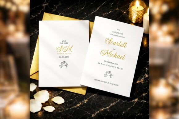 Download Elegant Save Date Canva Bd004 - Save date Collection