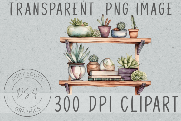 Download Watercolor Boho Decor Shelf - Watercolor Collection