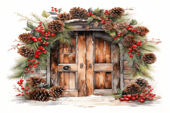 Download Watercolor Christmas Background - Watercolor Collection