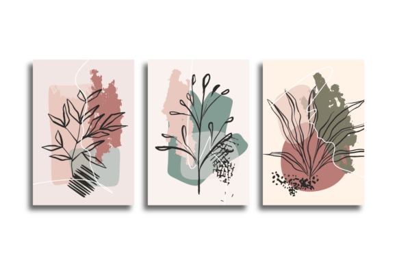 Download Outline Leaves and Abstract Shapes - Leaves Collection
