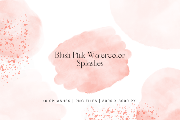 Download Blush Pink Watercolor Splash, Splatter - Watercolor Collection