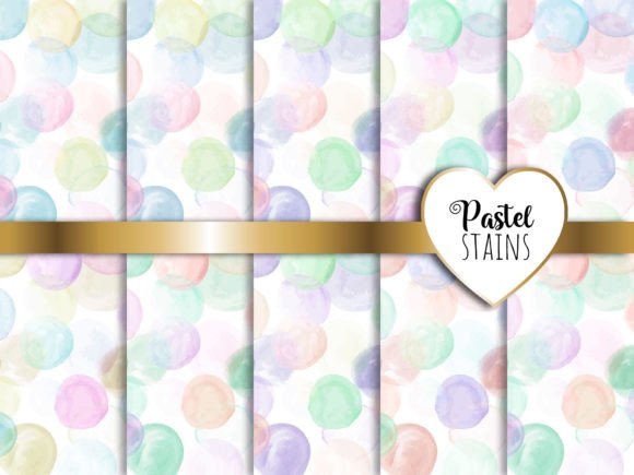 Download Pastel Watercolor Stains Digital Papers - Watercolor Collection