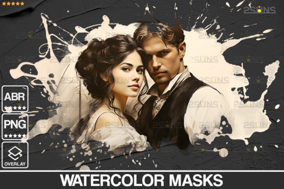 Download Watercolor Overlay, Clipping Masks Png - Watercolor Collection