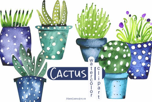 Download Watercolor Cactus Clipart - Watercolor Collection
