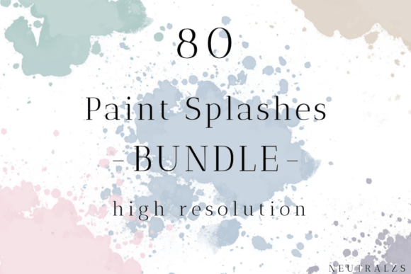 Download Pastel Watercolor Splash Clipart Bundle - Watercolor Collection