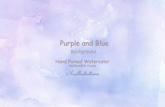 Download Purple Blue Watercolor Background - Watercolor Collection