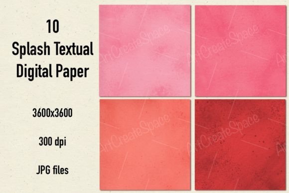 Download Watercolor Splash Digital Paper - Watercolor Collection
