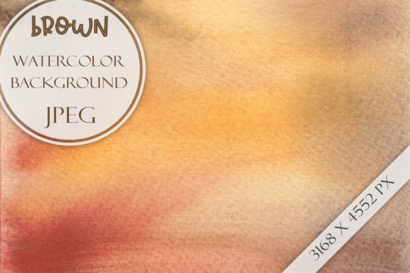 Download Brown Watercolor Background - Watercolor Collection