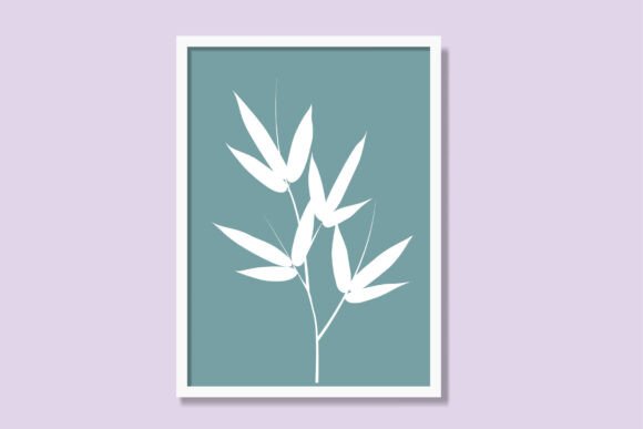 Download Natural Shapes Leaves Printable Wall Art - Leaves Collection
