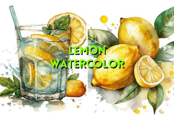 Download Lemon Fruit Watercolor Citrus Clipart - Watercolor Collection