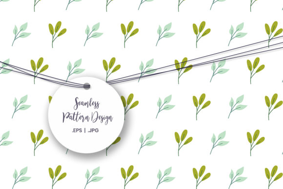 Download Simple Leaves Digital Paper - Leaves Collection